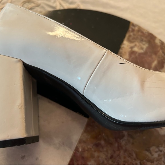 🎅🏻 VINTAGE BEST! 1980s BANANA REPUBLIC 3.25” CHUNKY HEEL PUMPS SIZE 6 - Picture 11 of 12